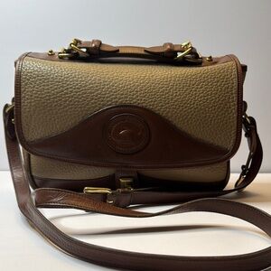 Dooney & Bourke Brown Leather Crossbody Bag